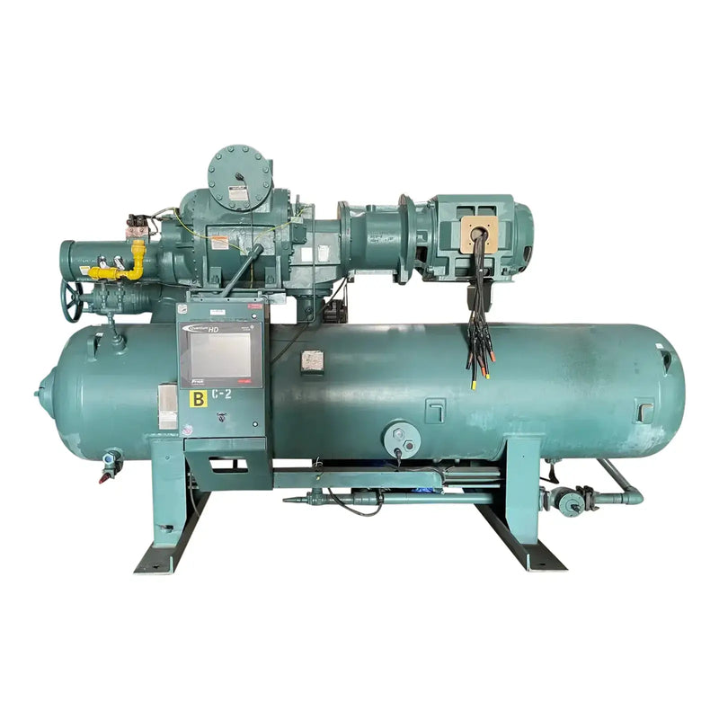 Paquete de compresor de tornillo rotativo Frick RWF-II-270B (Frick SGC2321, 206 HP, 460 V, panel de control micro Frick)