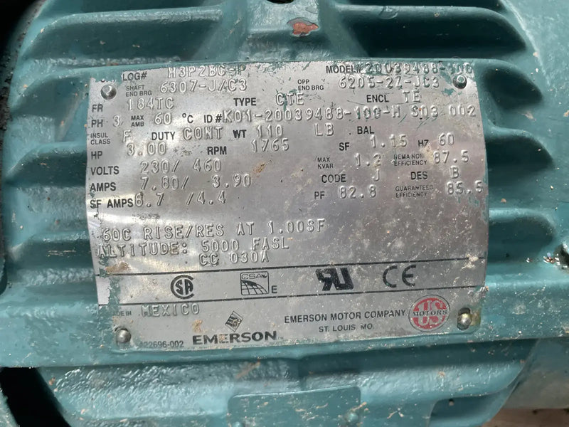 Viking HL495 Positive Displacement Pump (3 HP, 30 GPM Max)