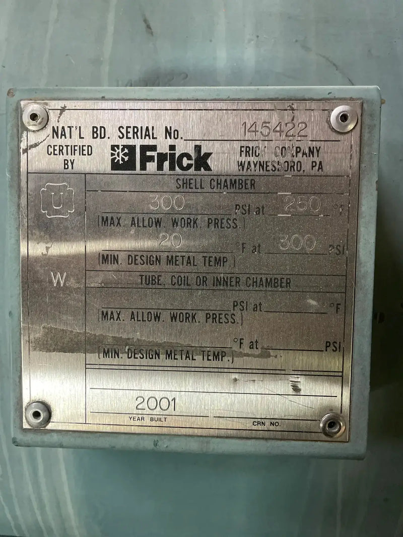 Compresor de tornillo rotativo Frick RWF-222B (Frick SGC2317, 175 HP, 460 V)