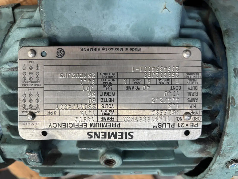 Viking HJ495 Gear Pump (1.5 Hp, 20 GPM Max)