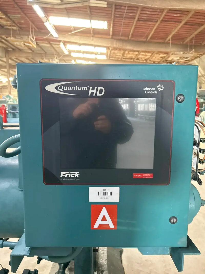 Paquete de compresor de tornillo rotativo Frick (Frick TDSL193L, panel de control micro Frick HD)