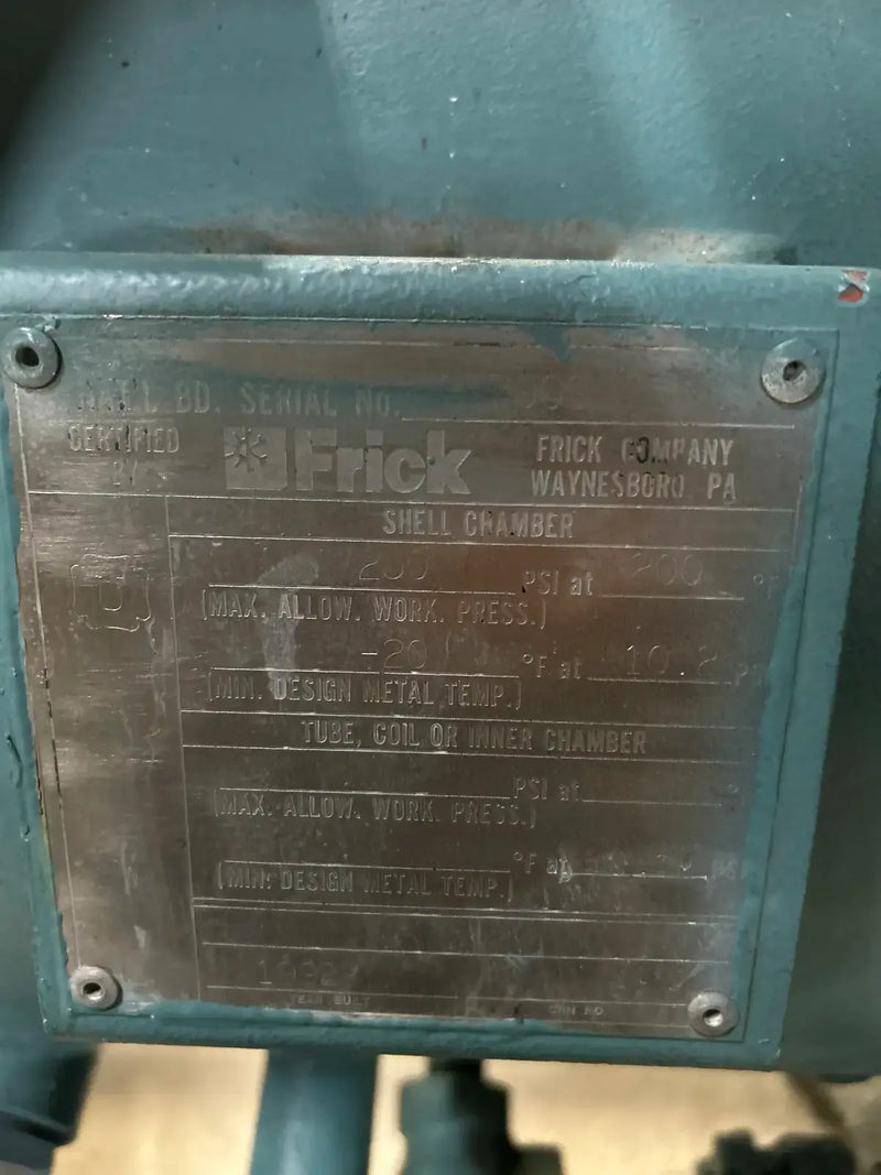 Paquete de compresor de tornillo rotativo Frick (Frick TDSL193L, panel de control micro Frick HD)