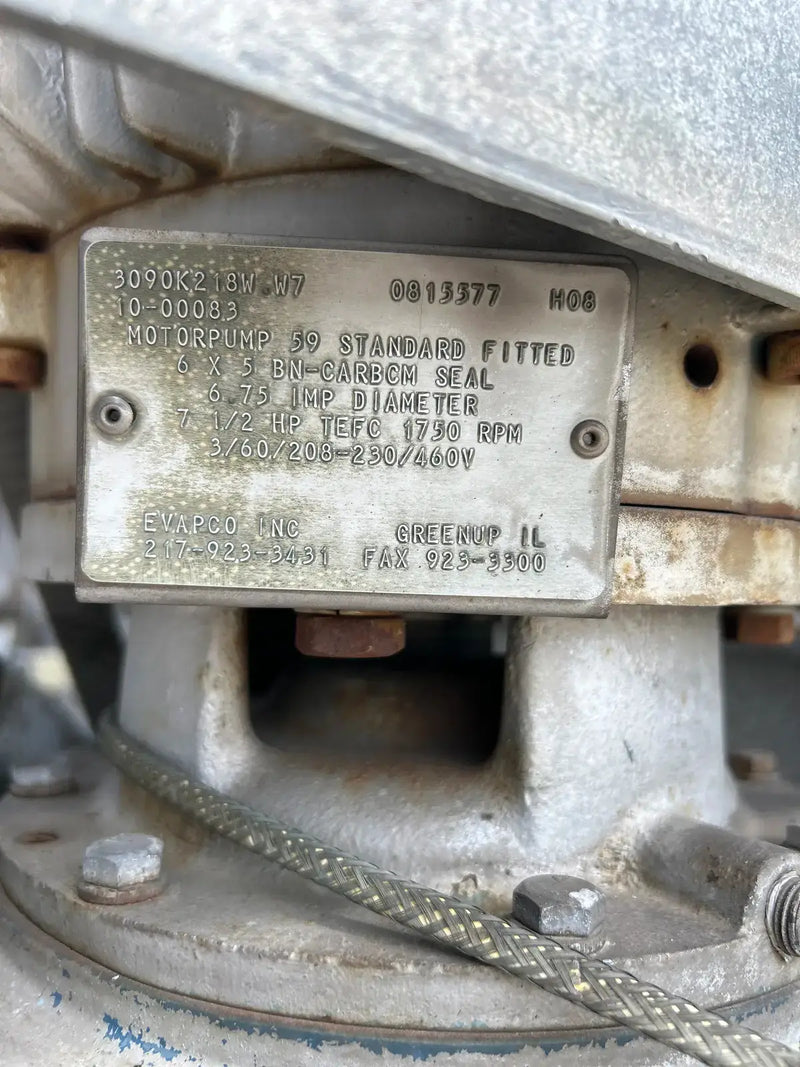 Condensador evaporativo Evapco ATC-1655E-1G (827,5 toneladas nominales, 2 motores, 1 unidad de torre)