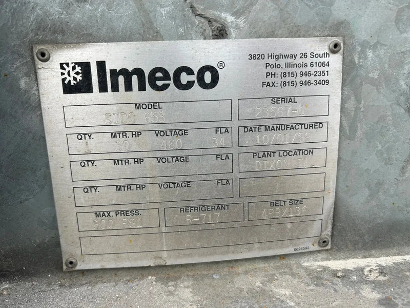Condensador evaporativo Imeco SIDC-653 (653 toneladas nominales)