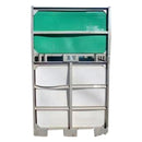 Caged Poly Construction Tote Bins-170 Gallons