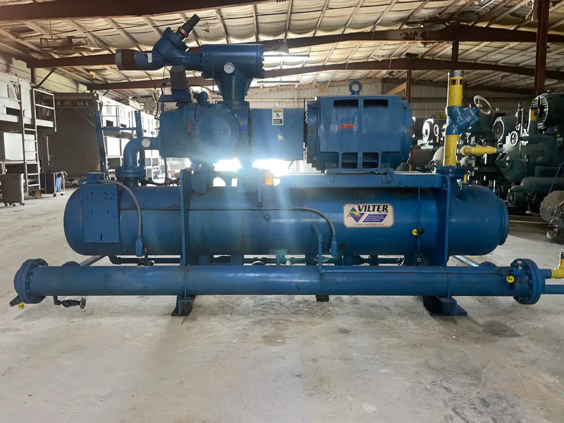 Vilter Rotary Screw Compressor Package (Vilter VSS-901, 400 HP, 460 V, MISSING CONTROL PANEL)