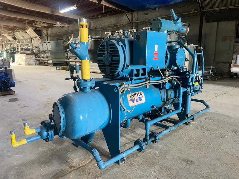 Vilter Rotary Screw Compressor Package (Vilter VSS-901, 400 HP, 460 V, MISSING CONTROL PANEL)