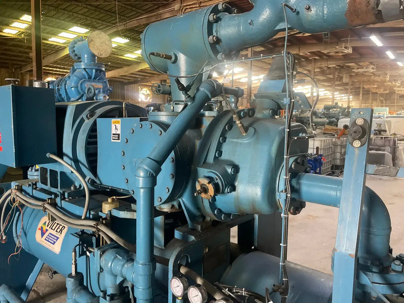 Vilter Rotary Screw Compressor Package (Vilter VSS-901, 400 HP, 460 V, MISSING CONTROL PANEL)