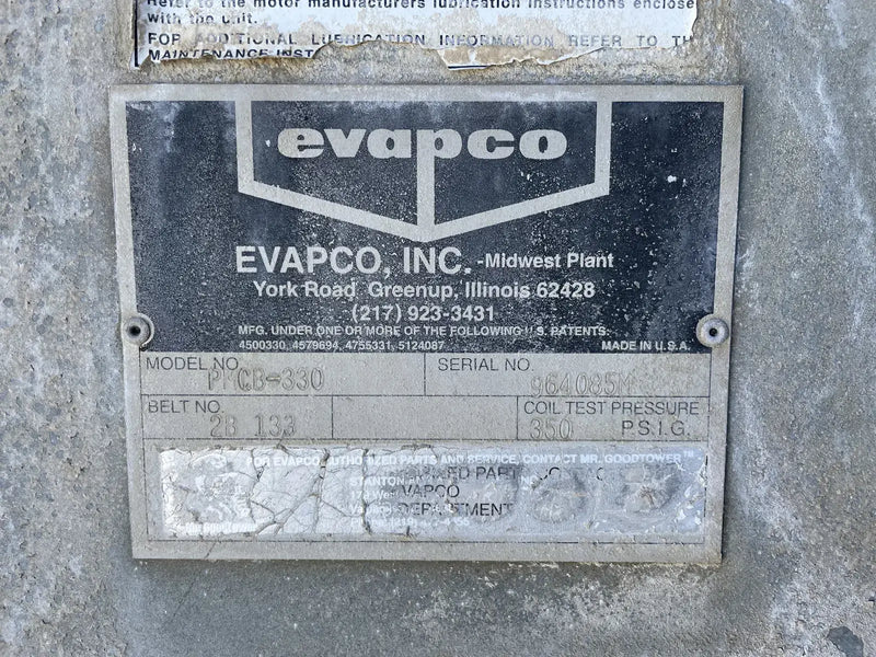 Evapco PMCB-330 Evaporative Condenser (330 Nominal Tons)