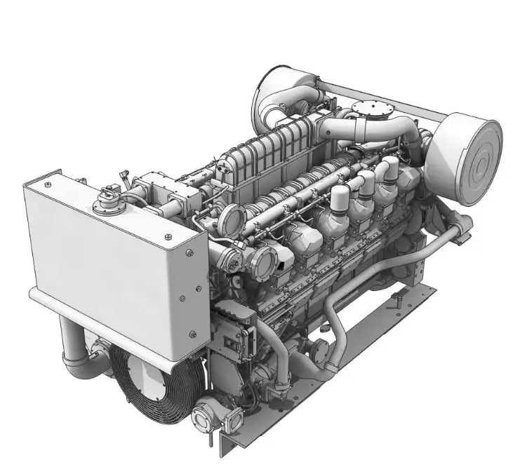 CAT 3512 Industrial Natural Gas Engine (780 HP)