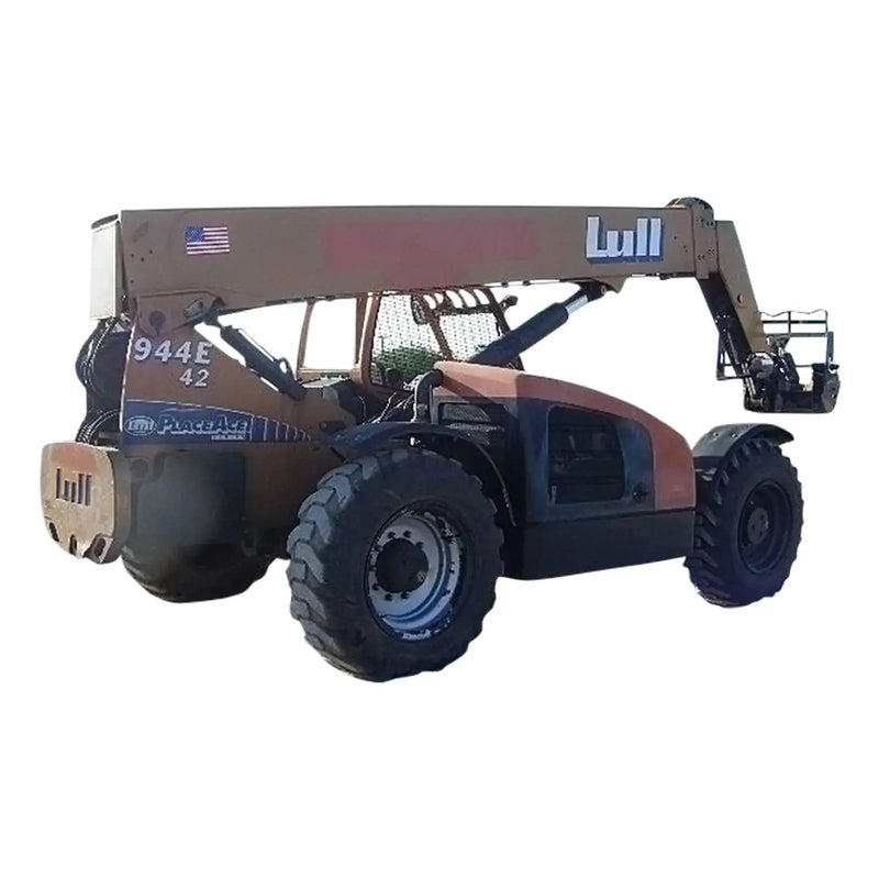 Carretilla elevadora telescópica diésel Lull 4x4x4 de 9.000 libras
