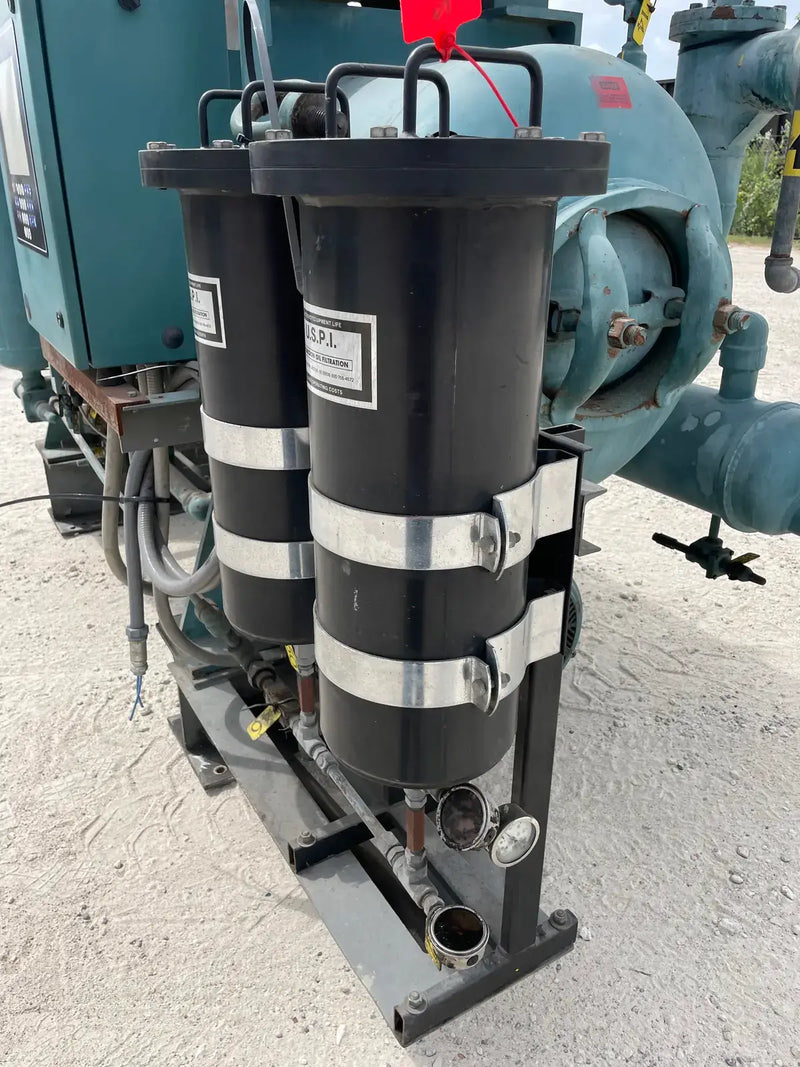 Paquete de compresor de tornillo rotativo Frick RWBII 177H (Frick TDSH233S, 450 HP 460 V, panel de control micro)