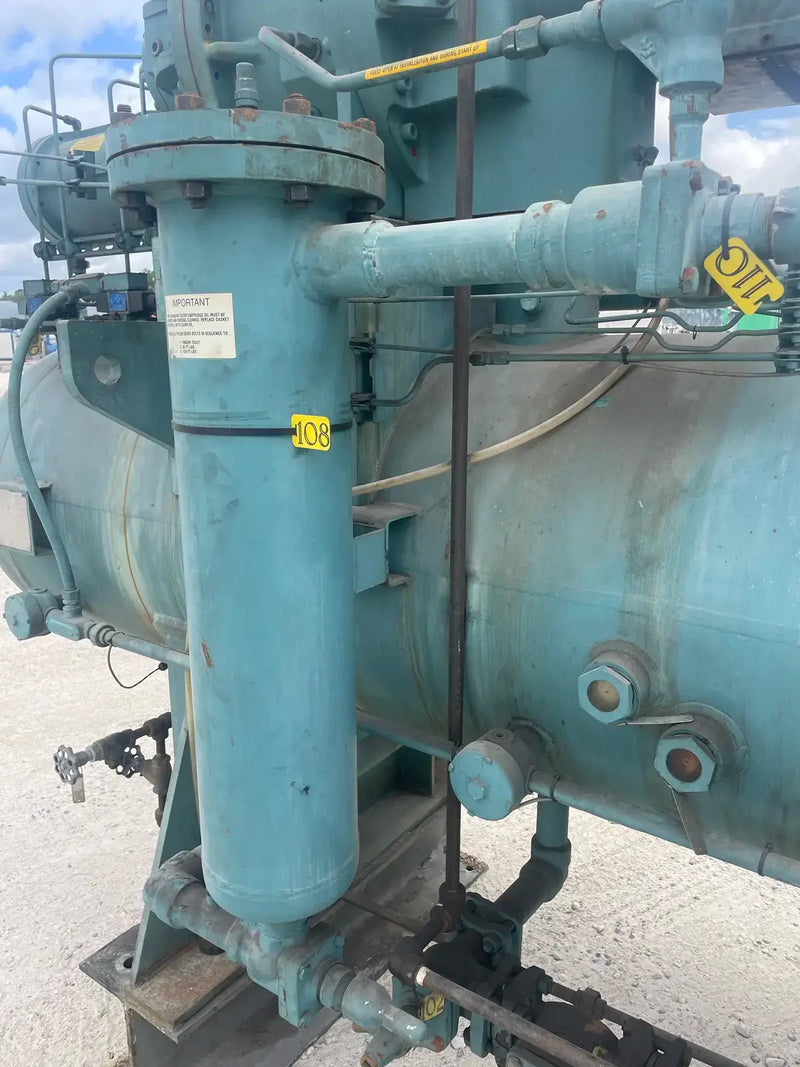 Paquete de compresor de tornillo rotativo Frick RWBII 177H (Frick TDSH233S, 450 HP 460 V, panel de control micro)