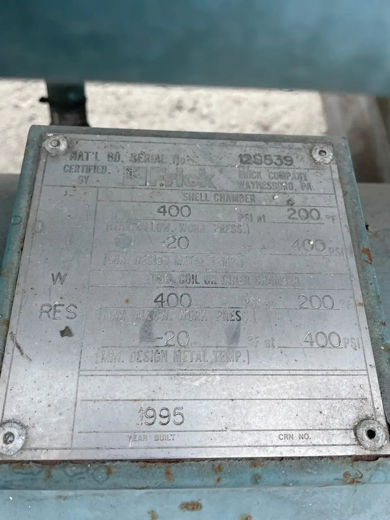 Paquete de compresor de tornillo rotativo Frick RWBII 177H (Frick TDSH233S, 450 HP 460 V, panel de control micro)