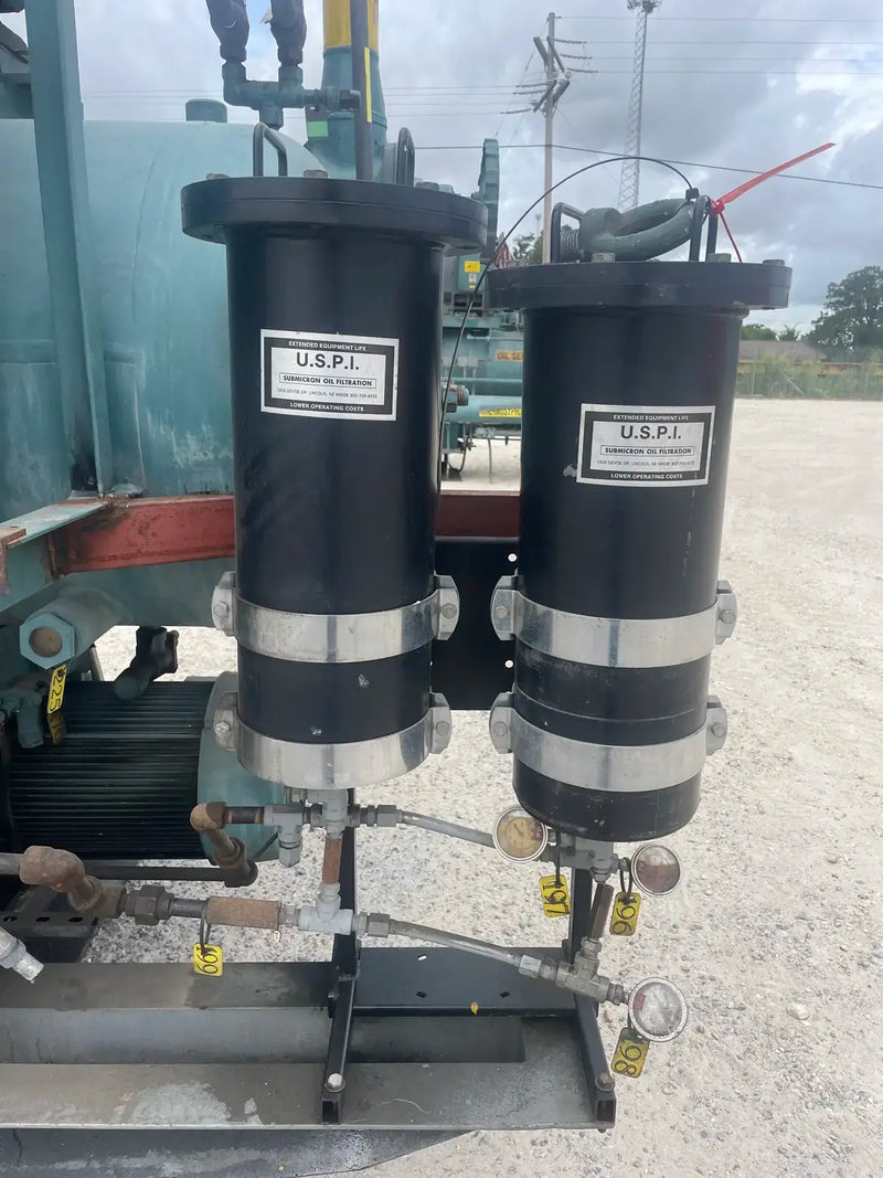 Paquete de compresor de tornillo rotativo Frick RWBII 177H (Frick TDSH233S, 450 HP 460 V, panel de control micro)