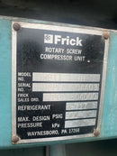 Frick RWBII 177H Rotary Screw Compressor Package (Frick TDSH233S, 450 HP 460 V, Micro Control Panel)