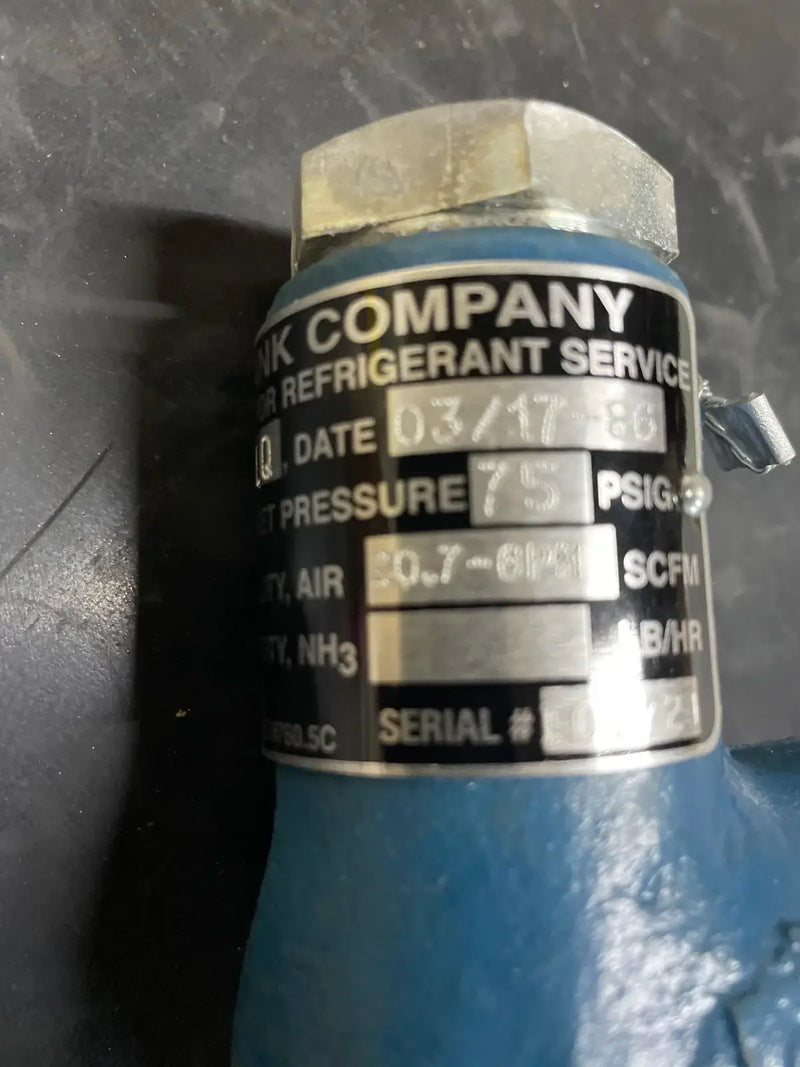 Cyrus Shank 803LQ-75 Relief Valve