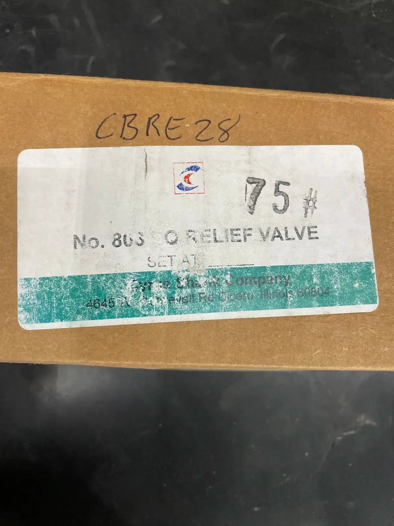 Cyrus Shank 803LQ-75 Relief Valve