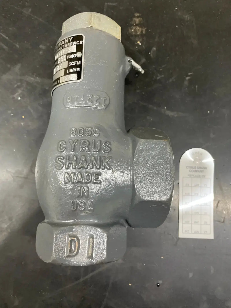 Cyrus Shank 805 Series Relief Valve