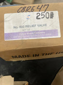 Válvula de alivio de seguridad Cyrus Shank 803