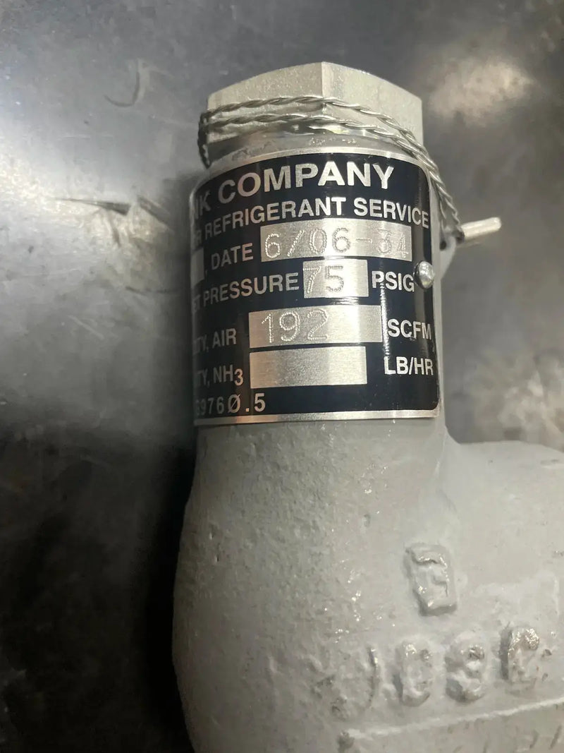 Cyrus Shank 803 Relief Valve
