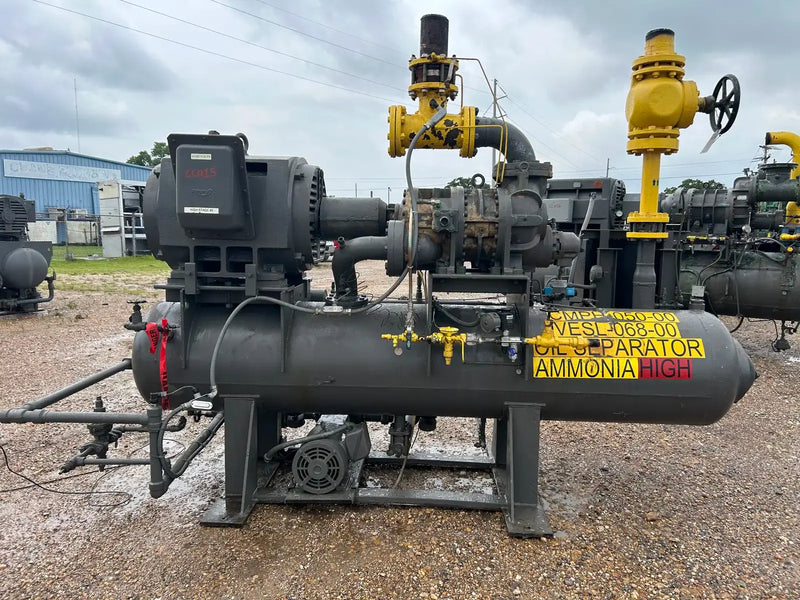 Paquete de compresor de tornillo rotativo FES 200SUD (Mycom 200SUD, 250 HP, 2300/4160 V)