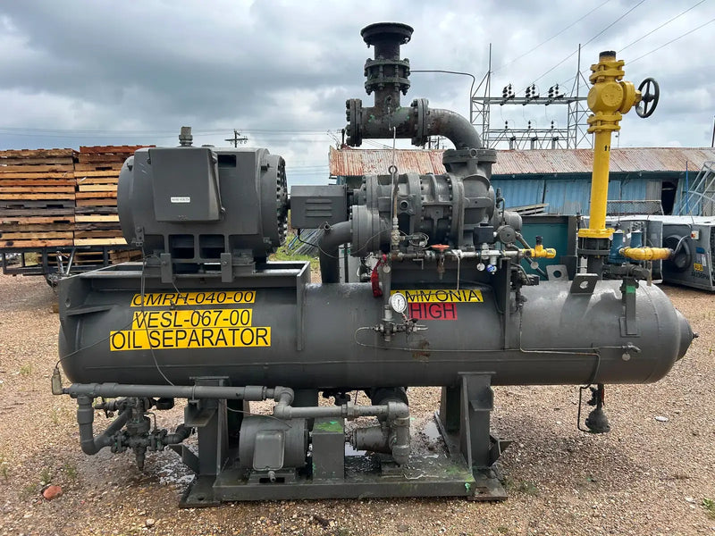 Paquete de compresor de tornillo rotativo FES (Mycom 200SUD, 250 HP, 2300/4150 V)