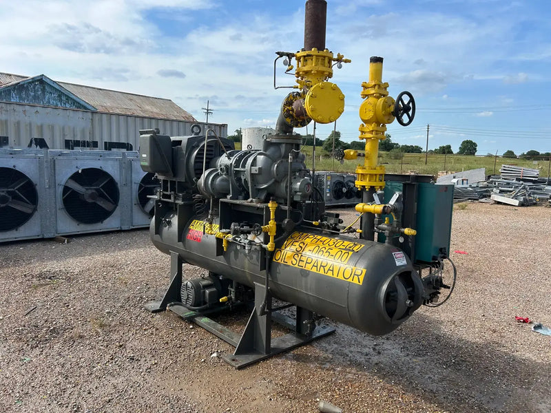 Paquete de compresor de tornillo rotativo FES 200SUD (Mycom 200SUD, 250 HP, 2300/4160 V)