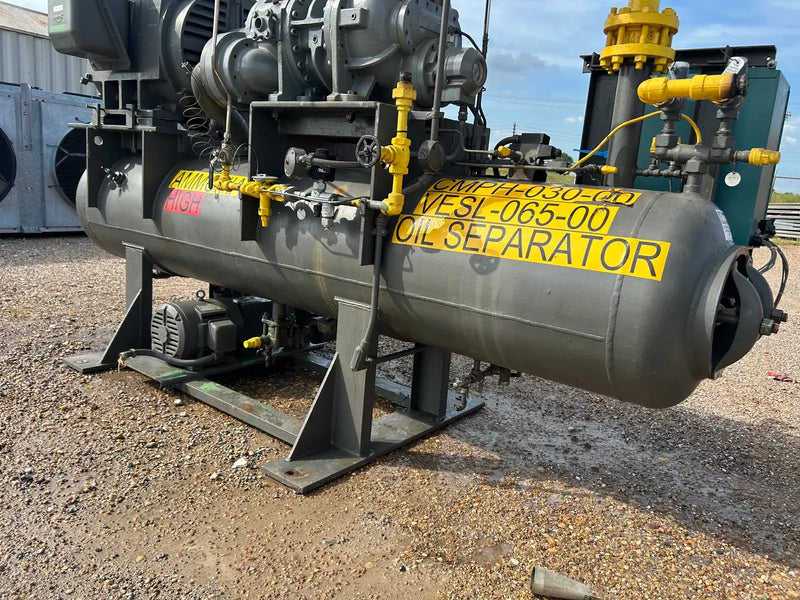 Paquete de compresor de tornillo rotativo FES 200SUD (Mycom 200SUD, 250 HP, 2300/4160 V)