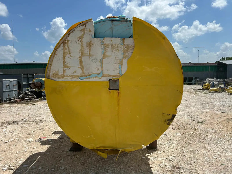 Industrial Service & Fabricators Horizontal Ammonia Accumulator (72in X 144in. 3385 Gallons)