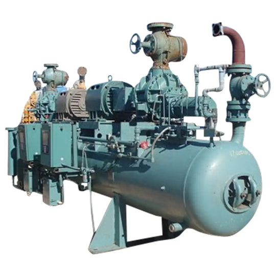 Frick Dual High Stage Rotary Screw Compressor Package - 200 HP
