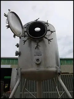 Tanque saborizante Cherry-Burrell Aro-Vac - 370 galones