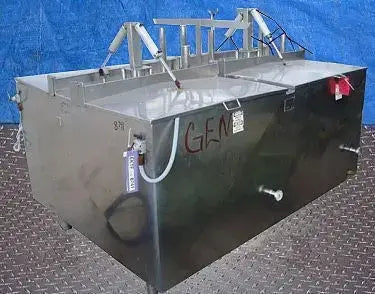 Chester-Jensen Co Jacketed Split Tank- 400 Gallon