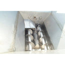 Stainless Steel Screw Auger Conveyor with Hopper- 66 Cu. Ft.