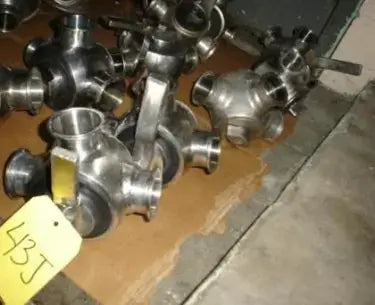 Clamp Type 3-Way Plug Valve 2 in.