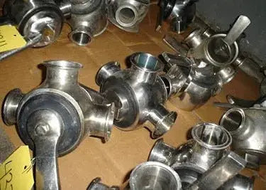 Válvula de tapón de 3 vías tipo abrazadera de 2 pulg.