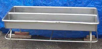 Stainless Steel 2-Compartment COP Tank- 150 Gallon