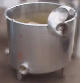 Tanque de equilibrio cilíndrico de acero inoxidable