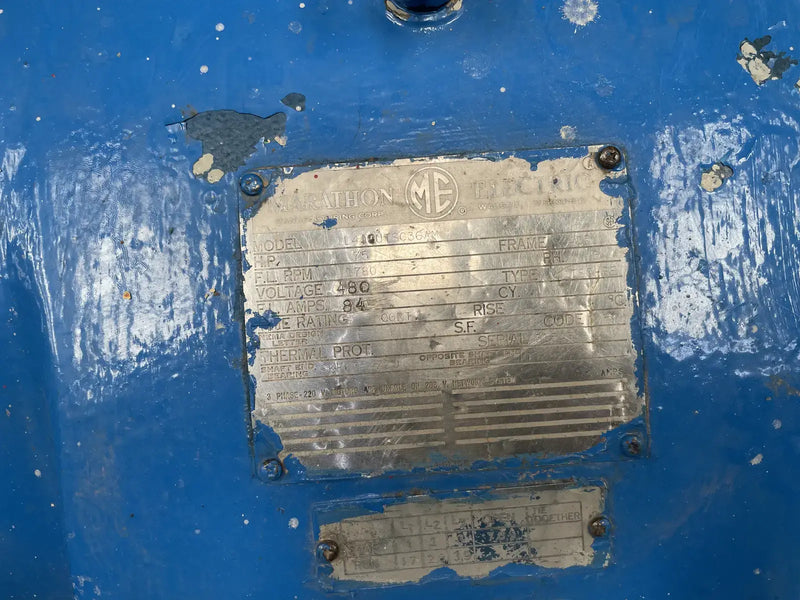 Vilter 454XL 4-Cylinder Reciprocating Compressor Package (75 HP 480 V, Belt Driven)