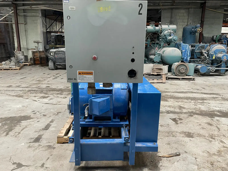 Vilter 454XL 4-Cylinder Reciprocating Compressor Package (75 HP 480 V, Belt Driven)