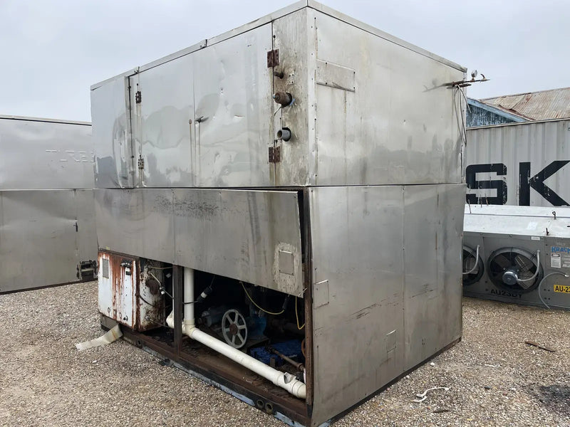 Turbo Ice Stainless Steel BAR40LR Plate Ice Maker (Ammonia (R-717) Refrigeration, 20 Ton Day)