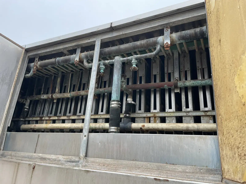 Turbo Ice Stainless Steel CF40R Plate Ice Maker (Halocarbon (Freon) Refrigeration, 20 Ton Day)