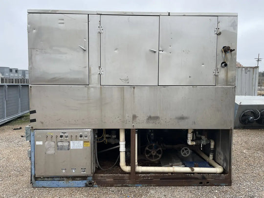 Turbo Ice Stainless Steel CF40R Plate Ice Maker (Halocarbon (Freon) Refrigeration, 20 Ton Day)