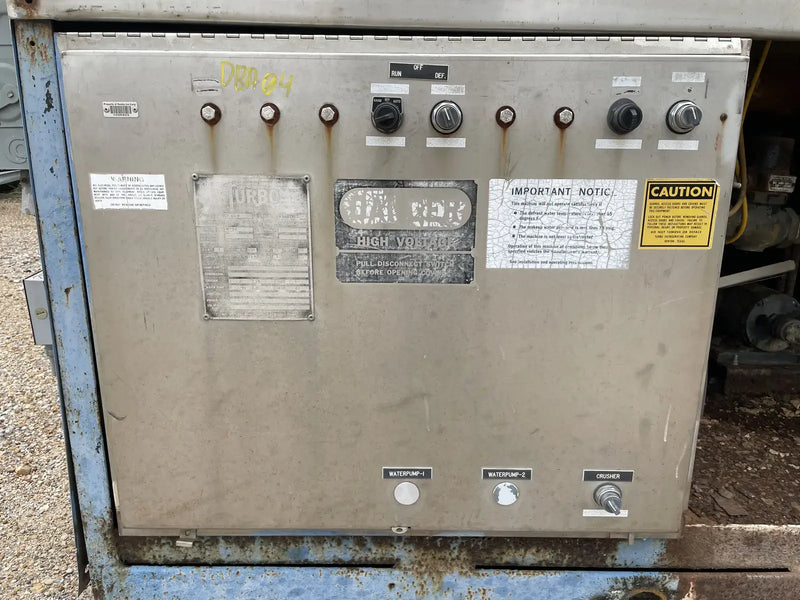 Turbo Ice Stainless Steel CF40R Plate Ice Maker (Halocarbon (Freon) Refrigeration, 20 Ton Day)