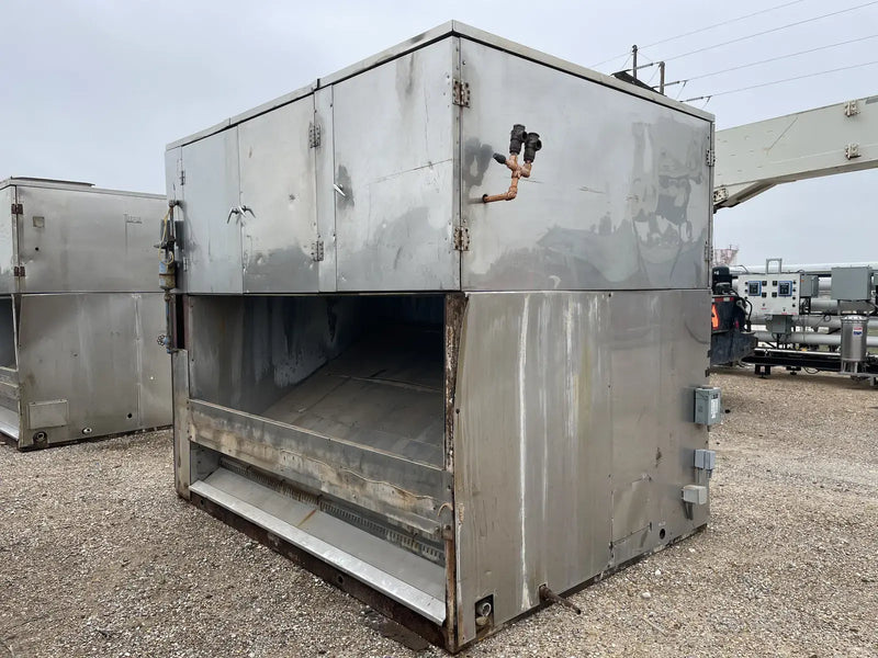 Turbo Ice Stainless Steel CF40R Plate Ice Maker (Halocarbon (Freon) Refrigeration, 20 Ton Day)