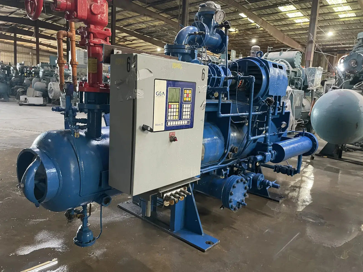 GEA Rotary Screw Compressor Package (Mycom 160VLD, 200 HP) | Genemco