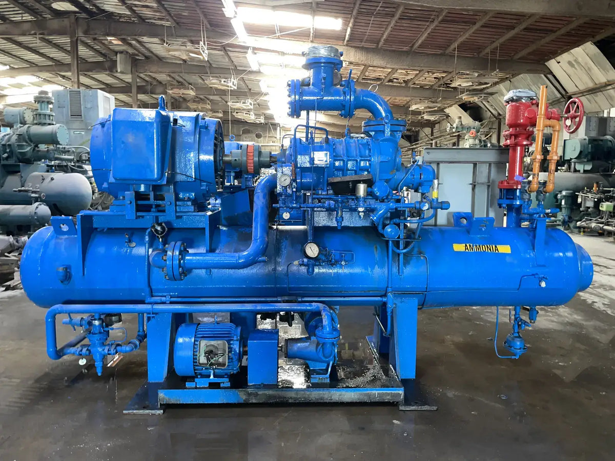 GEA Rotary Screw Compressor Package (Mycom 160VLD, 200 HP) | Genemco