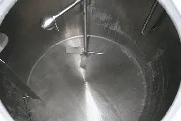 DCI Vertical Stainless Steel Steam Jacketed Process Tank with Agitator -1,500 Gallon