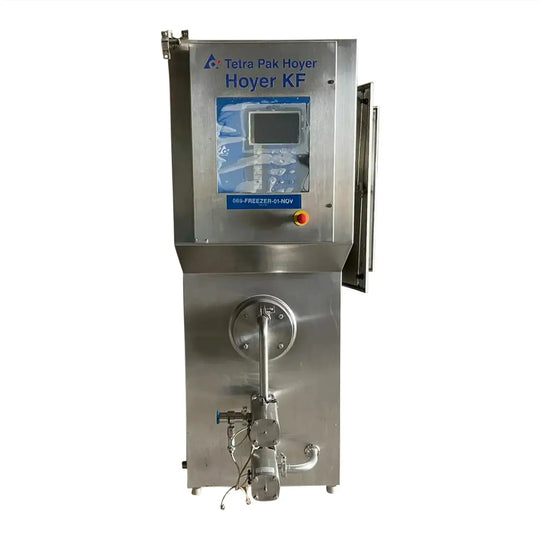 Tetra Pak Hoyer KF 1000XC Continuous Freezer (9TR, (3) Motors Included W/ Control Panel)