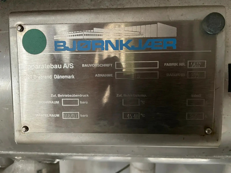 Congelador continuo Tetra Pak Hoyer KF 1000XC (9TR, (3) motores incluidos con panel de control)